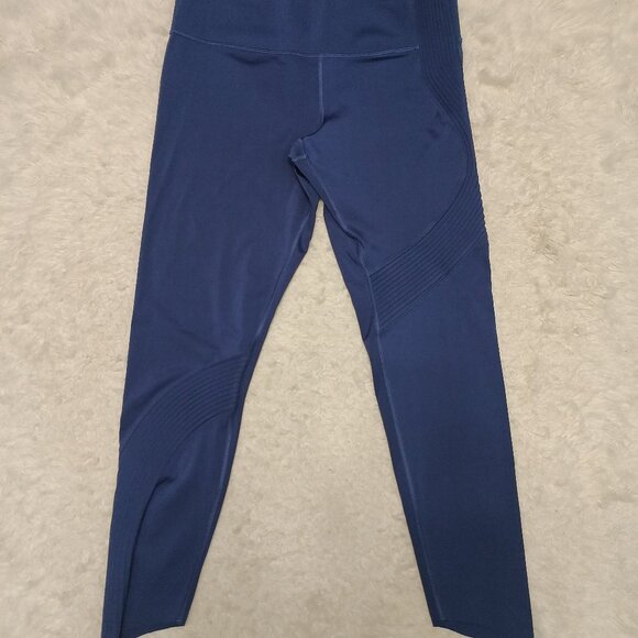 Under Armour Heatgear Women's Blue Compression Leggings Active Workout Size XL - Picture 2 of 8